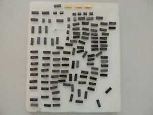 Vintage Lot Of 100+ IC Computer Chips Mixed Use Hobby