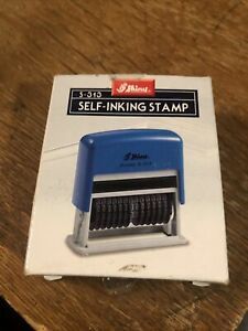 Shiny Self-Inking 13 Band Rubber Numberer, S-313, BLACK Ink, SU-31261
