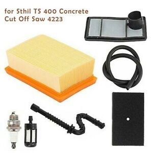 Air Pre&amp;Fuel Filter Set For Stihl TS400 Concrete Saw 4223 140 1800,4223 141 0600