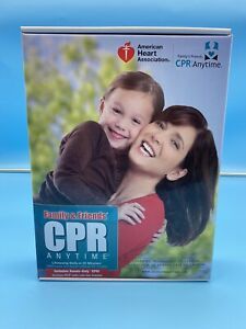 Family &amp; Friends CPR Anytime KIT Manikin &amp; DVD American Heart Association - NIB!