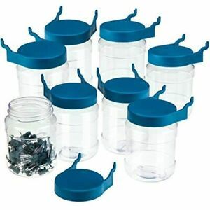 Pegboard Bins Organizer Storage Jars Accessories Crush And Impact Resistant For