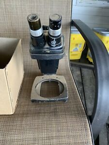 Bausch And Lomb Stereozoom Microscope Head With Eyepieces And Stand