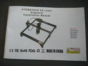 20W Laser Engraver CNC Desktop Engraving Cutting Machine DIY ATOMSTACK A5