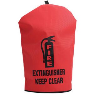 Heavy-Duty Extinguisher Cover, 25&#034; x 16 1/2&#034;, Red, 1/Each FEC8  - 1 Each