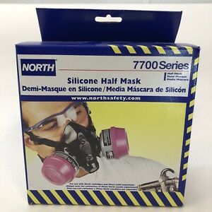 Size LARGE Honeywell North 7700 Series  Silicone Half Mask Silicone Respirator