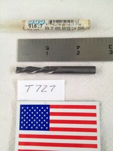 1 NEW SGS 1/4&#034; DIAMETER CARBIDE WOOD ROUTER. 1&#034; LOC. 2 FL DOWN CUT USA -T727-