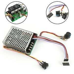 DC 10-55V MAX 60A PWM Motor Speed Controller CW CCW Reversible 12V 24V 36V A3