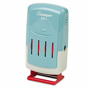 Xstamper Eco-Green Dater,Lge Type Line,Rd 52111 52111  - 1 Each