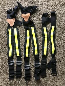 LION GROUP 1-H-BACK,  2-QUICK-ADJUST SUSPENDERS - Lot Of 3, 40”, 42”, 48”
