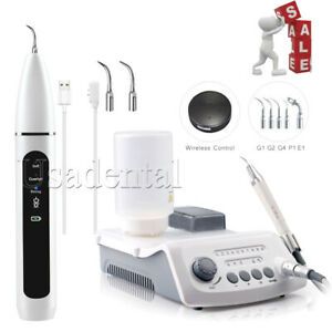 Dental Wireless Ultrasonic Scaler LED Handpiece/USB Ultrasonic Teeth Cleaner