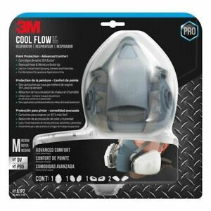 3M 7512PA1 7512 PRO Cool Flow Respirator A1P2 SIZE Medium EXP 01/2025