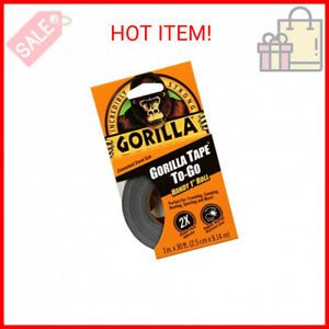 Gorilla 3044401 Tape Handy Roll, 1-Pack, Black
