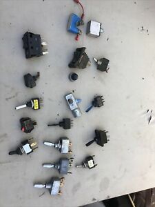 Lot Of 15 Toggle Switches Used