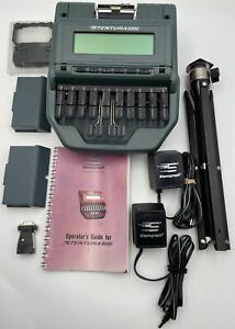 Stenograph Stentura 8000 Court Reporting Steno Machine Tripod Manual Untested