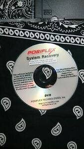 Posiflex System Recovery Dvd Ks 6615 / 6617. Recognized by pc but worn disc.