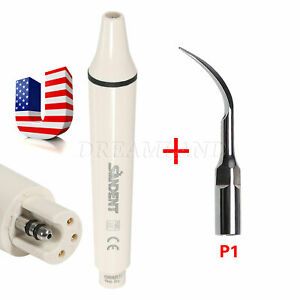 Dental Ultrasonic Piezo Scaler Handpiece &amp; Perio Tip P1 Fit EMS HOT