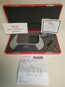 Electronic Outside Micrometer #13-106-0 NEW Range 5-6&#034;