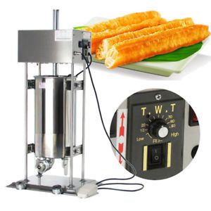 USPS EU/US Plug 110V 15L Vertical Electric Spanish Donut Churro Baker Machine CE