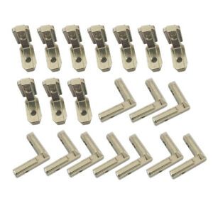 20PCS T Slot L-Shape Interior Inside Corner Connector Joint Bracket 2020 Series