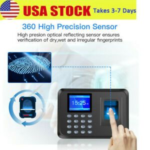 2.4&#034; Intelligent Fingerprint Password Attendance Checking-in Recorder Machine
