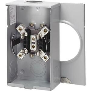 Eaton 200A 600V 4-Jaw Outdoor Overhead Service Meter Socket 2 pk