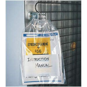 GRAINGER APPROVED 2EWG5 Reclosable Poly Bag,Drawstring,PK1000