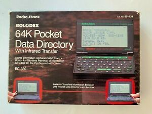 Radio Shack Rolodex 64K Pocket Data Dictionary, EC-339 