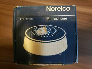 Vintage Norelco Omnidirectional Microphone speaker, complete with box and case