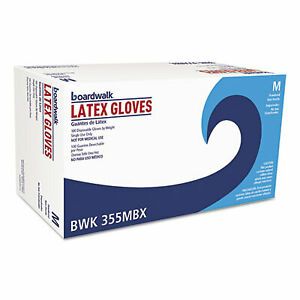 Boardwalk Gloves,Gp,Latex,Pwd,M,Nt 355MCT