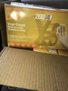 2000/cs GPX3 Vinyl Gloves Clear 3 Mil Industrial Powder Free (Non Latex Nitrile)