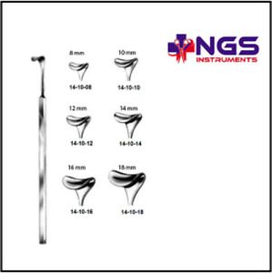 35 PCS Cushing Vien Retractor   8mm 9mm 10mm 12mm 14mm 16mm 18mm SIZE 9&#034;