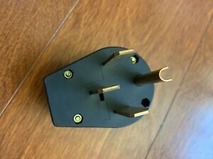 NEMA 14-50P 50A 125/250V Straight Blade Angle Plug For Dryer RV Generator 14-50P