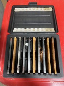 (10) MATCHED Sets of Steel Parallels, 1/2&#034; - 1-5/8&#034;, Blocks, Precision, Parallel