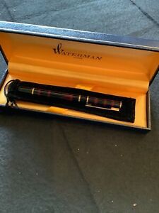 Waterman Paris Fine Point Roller Tortoise Shell Design