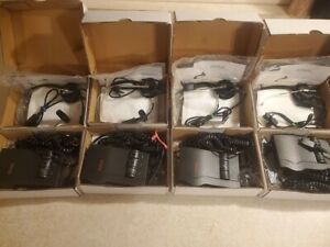 (4) AVAYA / PLANTRONICS Telephone Desk Phone Headset and Modular Adapter (NEW)