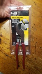 NOS KLEIN 63050 HEAVY DUTY CABLE CUTTER HIGH LEVERAGE PLIERS USA MADE - gwT1