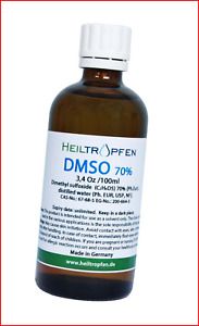 70% DMSO Heiltropfen Pharmaceutical Grade Dimethyl Sulfoxide Liquid 3.4 Oz 100ml