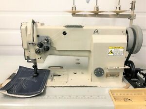 ARTISAN 4420-RB TWO NEEDLE WALKING FOOT 1/4 110V REV INDUSTRIAL SEWING MACHINE