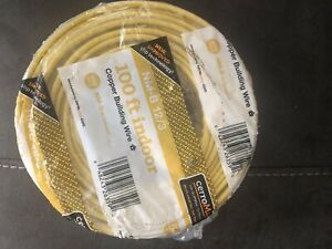 NEW Cerri Max NM-B 12/3 W:Ground 600Volts 100FT - Yellow- Indoor Wire