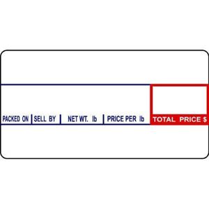VisionTechShop LST-8000 Printing Scale Label, 58 x 30 mm, Non-UPC &#034;24 Rolls&#034; Per