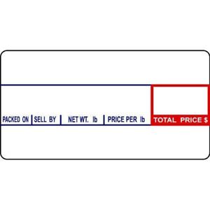 VisionTechShop LST-8000 Printing Scale Label, 58 x 30 mm, Non-UPC &#034;24 Rolls&#034; Per