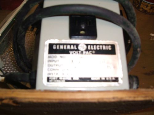 general electric voltage volt-pac