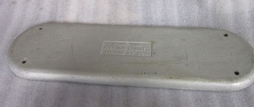CROUSE HINDS BG98 3-1/2&#034; TO 4&#034; INCH MALLIABLE  CONDULET COVER ONLY