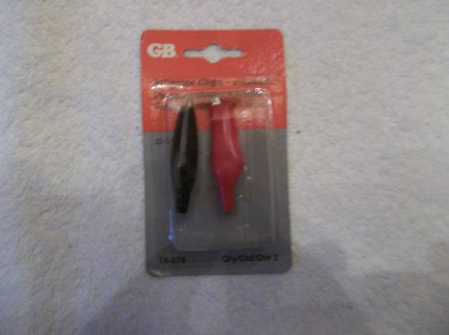PACK OF TWO ALLIGATER CLIPS INSULATED GB ELECTRICAL