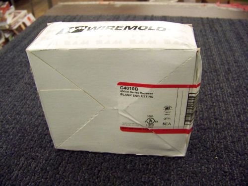 Wiremold blank end fitting 1 1/4&#034; # 4010b 5 ea. new for sale