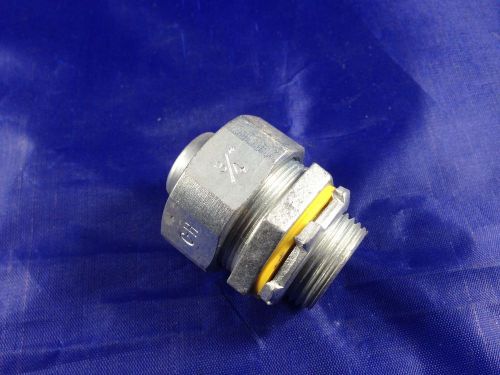 Conduit connector 3/4&#034; steel threaded emt lot of 11 for sale