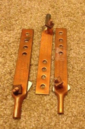 Set of 3 copper penn-union crimps -- free shipping!!! for sale