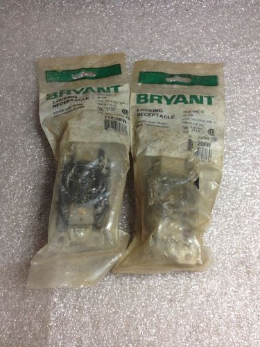 (t6) 2 bryant 71820fr locking receptacles for sale