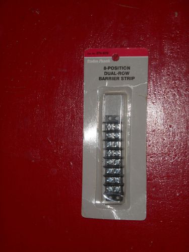 Radio Shack 8-Position Dual-Row Barrier Strip 274-670 + 6 Extra  Fast Shipping!