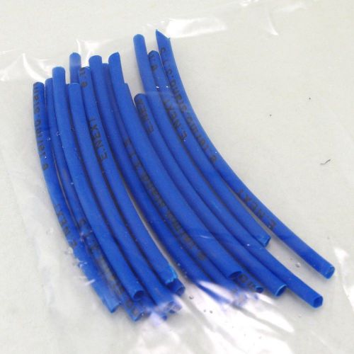 10mm(id) length 10cm 50pcs blue insulation heat shrink tubing wire cable wrap for sale